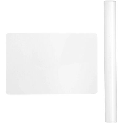 Kricely (As show, One size) 2pcs Acrylic Clay Roller Acrylic Sheet Board with Grid Essen Kricely (As show, One size) 2pcs Acrylic Clay Roller Acrylic Sheet Board with Grid Essen