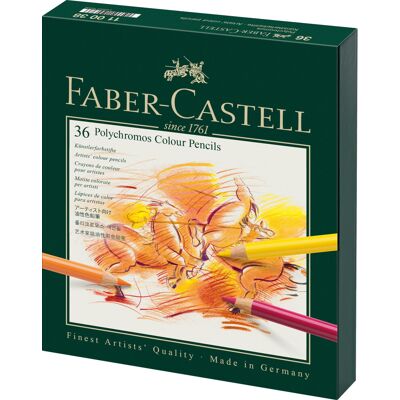 Faber Castell Art & Graphic Polychromos Colour Pencil, Multicoloured, Gift Box O Faber Castell Art & Graphic Polychromos Colour Pencil, Multicoloured, Gift Box O