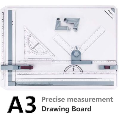 Preciva A3 Drawing Board, A3Drawing Table, Multi-function Technical Drafting Tab Preciva A3 Drawing Board, A3Drawing Table, Multi-function Technical Drafting Tab