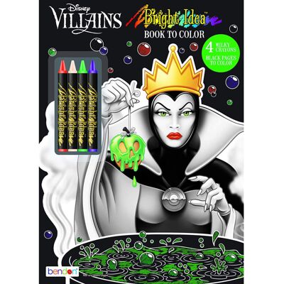 Disney Villains 48-Page Bright Idea Coloring Book with Neon Crayons 43249 Bendon Disney Villains 48-Page Bright Idea Coloring Book with Neon Crayons 43249 Bendon