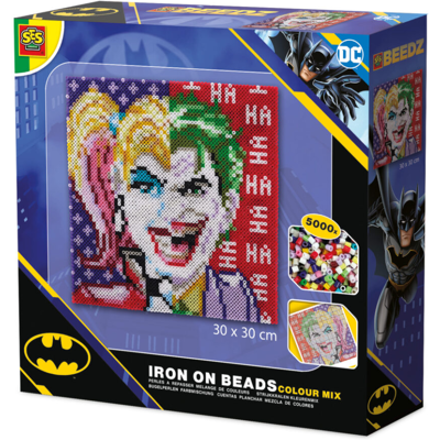 Creative Labs DC Batman - Joker and Harley Quinn iron on beads colour mix Creative Labs DC Batman - Joker and Harley Quinn iron on beads colour mix