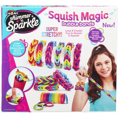 Shimmer n Sparkle Squish Magic Bubble Bands Loom band making kit, friendship bra Shimmer n Sparkle Squish Magic Bubble Bands Loom band making kit, friendship bra