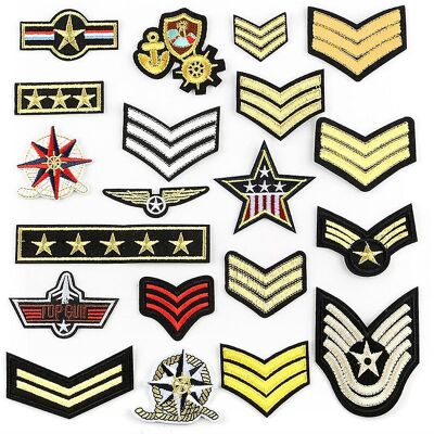 Unbranded (As show, One size) 20pcsmilitary Fan Iron-on Stickers-sewing Patch-jeans Iron-o Unbranded (As show, One size) 20pcsmilitary Fan Iron-on Stickers-sewing Patch-jeans Iron-o