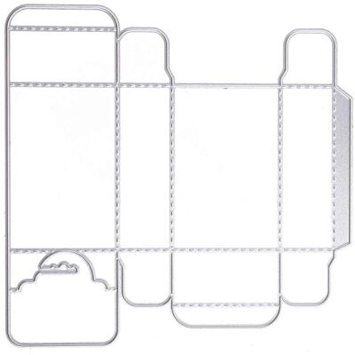 Unbranded (As show, One size) 3D Hanging Hook Candy Gift Box Stitched Metal Cutting Dies S Unbranded (As show, One size) 3D Hanging Hook Candy Gift Box Stitched Metal Cutting Dies S