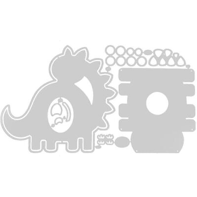 Unbranded (As show, One size) Easter Dinosaur Metal Cutting Dies Stencil Scrapbooking DIY Unbranded (As show, One size) Easter Dinosaur Metal Cutting Dies Stencil Scrapbooking DIY