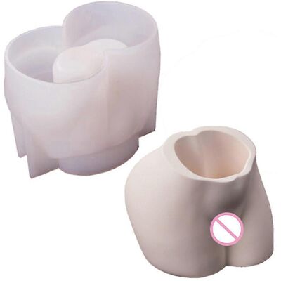 Unbranded (As show, One size) 3D Butt Art Model Pen Holder Resin Mold DIY Crafts Desktop V Unbranded (As show, One size) 3D Butt Art Model Pen Holder Resin Mold DIY Crafts Desktop V