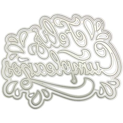Unbranded (As show, One size) for Creative Happy Birthday Die Cut Oval Letter Cutting Die Unbranded (As show, One size) for Creative Happy Birthday Die Cut Oval Letter Cutting Die