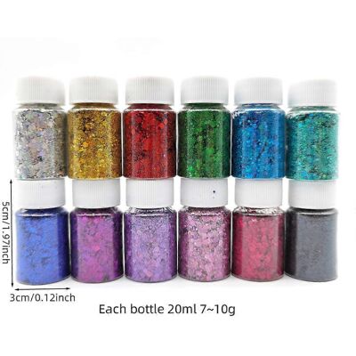 Unbranded (As show, One size) Glitter Crystal Epoxy Handmade Diy Slime Mud Material Sequin Unbranded (As show, One size) Glitter Crystal Epoxy Handmade Diy Slime Mud Material Sequin