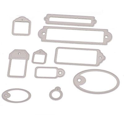 Unbranded (As show, One size) Label Cutting Dies Stencil DIY Scrapbooking Embossing Album Unbranded (As show, One size) Label Cutting Dies Stencil DIY Scrapbooking Embossing Album