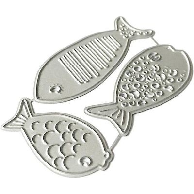 Unbranded (As show, One size) Fish Metal Cutting Dies Stencil Scrapbooking DIY Album Stamp Unbranded (As show, One size) Fish Metal Cutting Dies Stencil Scrapbooking DIY Album Stamp