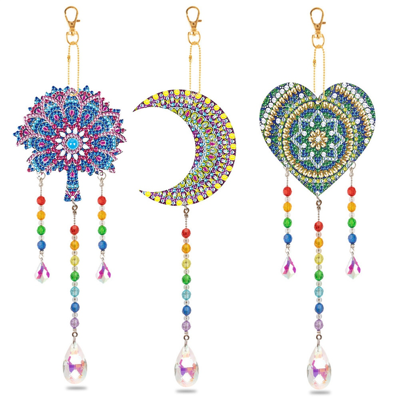 Exogio DIY Diamond Paint By Number Wind Chimes Crafts for Kids Exogio DIY Diamond Paint By Number Wind Chimes Crafts for Kids
