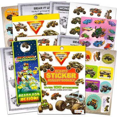 Monster Cable Jam Party Supplies Stickers Bundle ~ 200 Monster Jam Trucks Stickers wit Monster Cable Jam Party Supplies Stickers Bundle ~ 200 Monster Jam Trucks Stickers wit