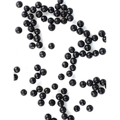 Rubies Mini black glitter balls 8 mm 10 gr Rubies Mini black glitter balls 8 mm 10 gr