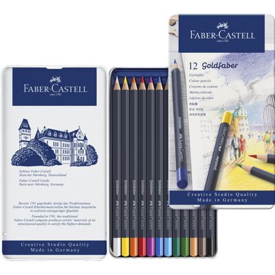 Castell Creative Studio Goldfaber Colour Pencil, Multicoloured (Multicolou Castell Creative Studio Goldfaber Colour Pencil, Multicoloured (Multicolou