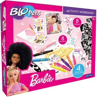 John Adams BLOPENS Barbie Activity Set - 8 BLOPENS, 8 Stencils John Adams BLOPENS Barbie Activity Set - 8 BLOPENS, 8 Stencils