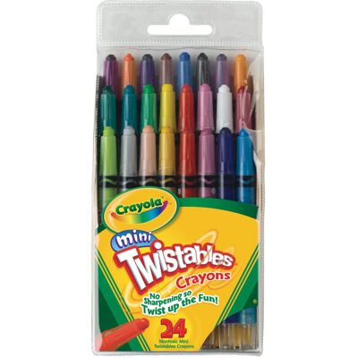 Crayola Twistables Mini Crayons 24 ea Crayola Twistables Mini Crayons 24 ea