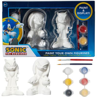 Innovative Designs Sonic The Hedgehog DIY Paint Your Own Figurines Arts and Craf Innovative Designs Sonic The Hedgehog DIY Paint Your Own Figurines Arts and Craf