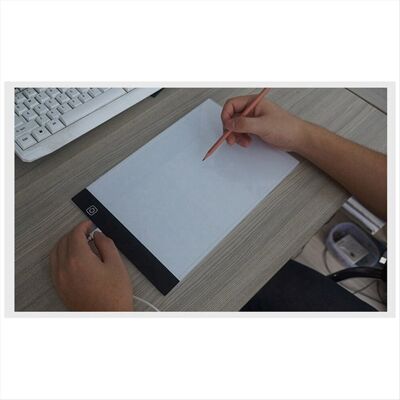 Jehiatek A4 Drawing Board Pad Stepless Dimming LED Anime Copying and Writing Platform Eye Jehiatek A4 Drawing Board Pad Stepless Dimming LED Anime Copying and Writing Platform Eye