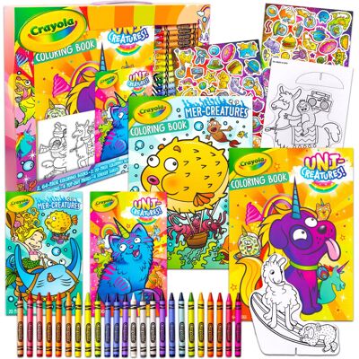 Crayola Coloring Books for Kids Toddlers Crayola Learning Set Bundle - 13 Pc Cra Crayola Coloring Books for Kids Toddlers Crayola Learning Set Bundle - 13 Pc Cra