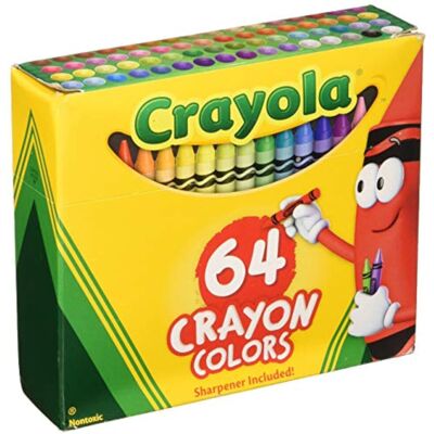 Crayola 64 Crayon Colors - Crayons Crayola 64 Crayon Colors - Crayons