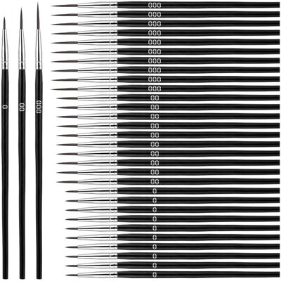 Unbranded 30pcs Detail Brushes, Fine Tip Paint By Number Brushes, 3 Sizes 0 00 00, Model C Unbranded 30pcs Detail Brushes, Fine Tip Paint By Number Brushes, 3 Sizes 0 00 00, Model C