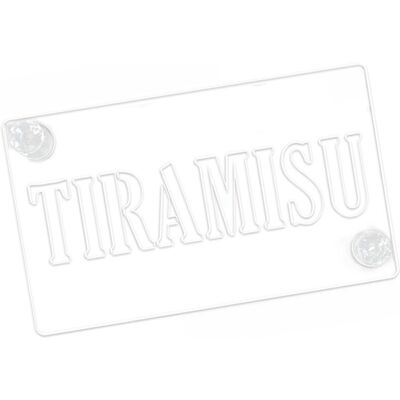 Unbranded Cake Decorating Stencil Tiramisu Template Baking Lover-type A Unbranded Cake Decorating Stencil Tiramisu Template Baking Lover-type A