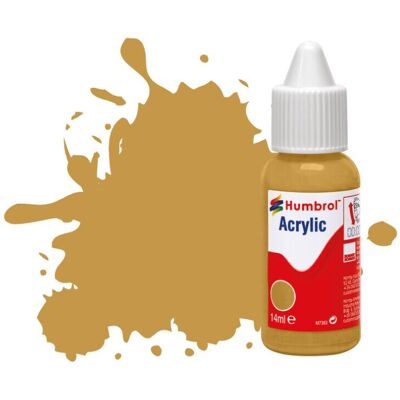 Humbrol - DB0093 - Desert Yellow - 14ml - Acrylic model paint Humbrol - DB0093 - Desert Yellow - 14ml - Acrylic model paint