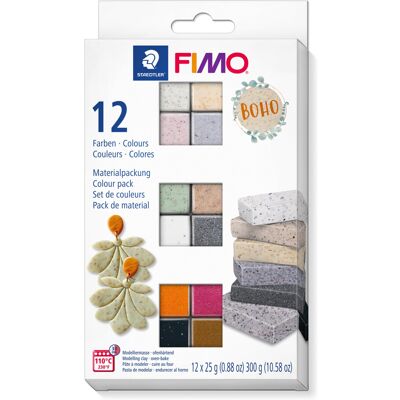 STAEDTLER 8013 C12-5 FIMO Effect Oven-Hardening Polymer Modelling Clay - Boho, A STAEDTLER 8013 C12-5 FIMO Effect Oven-Hardening Polymer Modelling Clay - Boho, A
