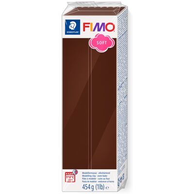 STAEDTLER 8021-75 FIMO Soft Oven-Hardening Polymer Modelling Clay - Chocolate (1 STAEDTLER 8021-75 FIMO Soft Oven-Hardening Polymer Modelling Clay - Chocolate (1