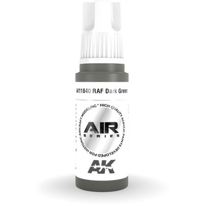 AK Interactive 11840 RAF Dark Green 17ml AIR 3G Acrylic Model Paint AK Interactive 11840 RAF Dark Green 17ml AIR 3G Acrylic Model Paint