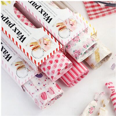 Unbranded 50Pcs Disposable Oilproof Wax Paper for Bread Food Packaging Wrappers Burger Bak Unbranded 50Pcs Disposable Oilproof Wax Paper for Bread Food Packaging Wrappers Burger Bak