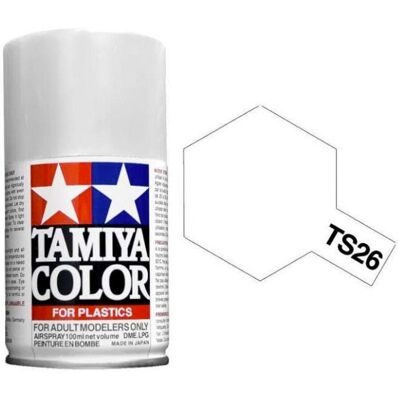 TAMIYA TS-26 Pure White 100ml Plastic Model Kit Spray Paint 85026 TAMIYA TS-26 Pure White 100ml Plastic Model Kit Spray Paint 85026