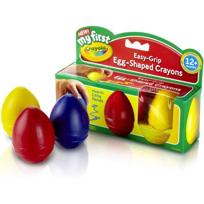 Crayola My First Egg Crayons, Easy-Grip Crayola My First Egg Crayons, Easy-Grip