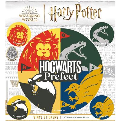 Harry Potter Hogwarts Prefect Stickers (Pack of 5) Harry Potter Hogwarts Prefect Stickers (Pack of 5)
