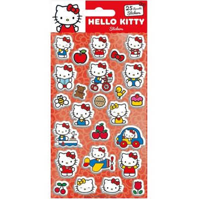 Hello Kitty Puffy Sticker Sheet (Pack of 25) Hello Kitty Puffy Sticker Sheet (Pack of 25)