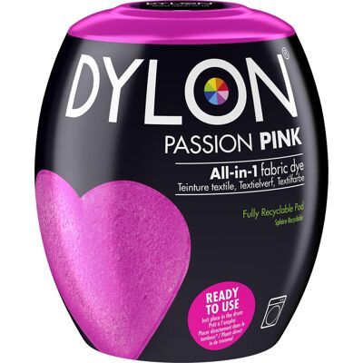 DYLON Washing Machine Fabric Dye Pod for Clothes & Soft Furnishings, 350g ? Pass DYLON Washing Machine Fabric Dye Pod for Clothes & Soft Furnishings, 350g ? Pass