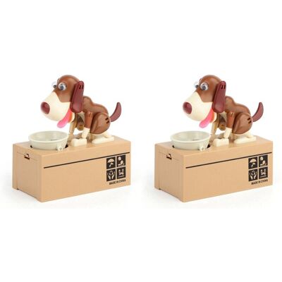 Unbranded 2X Cute Dog Coin Piggy Bank-an Ideal Christmasgift for Children, Encouraging Sav Unbranded 2X Cute Dog Coin Piggy Bank-an Ideal Christmasgift for Children, Encouraging Sav