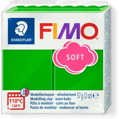 STAEDTLER 8020-53 FIMO Soft Oven-Hardening Polymer Modelling Clay - Tropical Gre STAEDTLER 8020-53 FIMO Soft Oven-Hardening Polymer Modelling Clay - Tropical Gre
