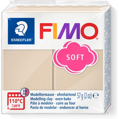 STAEDTLER 8020-70 FIMO Soft Oven-Hardening Polymer Modelling Clay - Sahara (1 x STAEDTLER 8020-70 FIMO Soft Oven-Hardening Polymer Modelling Clay - Sahara (1 x
