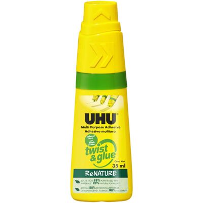 UHU 036691 Twist & Glue Solvent Free Adhesive 35ml UHU 036691 Twist & Glue Solvent Free Adhesive 35ml