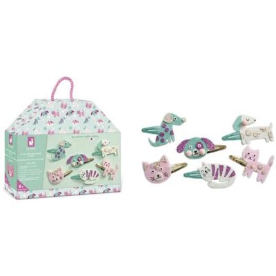 Janod Creative Jewelry Kit - Pet Hair Clips for Kids 5+ Janod Creative Jewelry Kit - Pet Hair Clips for Kids 5+