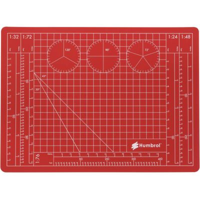 Humbrol AG9155 A4 Cutting Mat - Small Self Healing Hobby Mat for Crafting, Model Humbrol AG9155 A4 Cutting Mat - Small Self Healing Hobby Mat for Crafting, Model