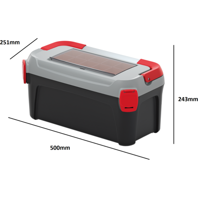 Prosperplast (Model 4) Craft Tool Make Up Storage Organiser Sewing Box DIY Toolbox Tote Tray Prosperplast (Model 4) Craft Tool Make Up Storage Organiser Sewing Box DIY Toolbox Tote Tray
