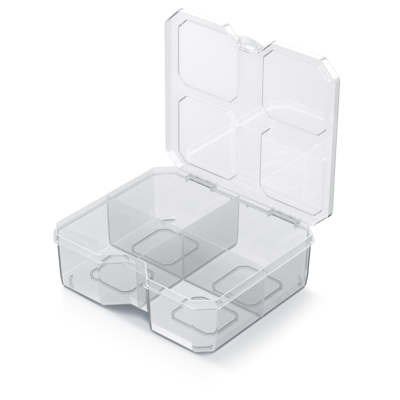 Prosperplast (Model 2) Transparent Box Organiser Crafts Fishing Sewin Case Small Parts DIY Sc Prosperplast (Model 2) Transparent Box Organiser Crafts Fishing Sewin Case Small Parts DIY Sc
