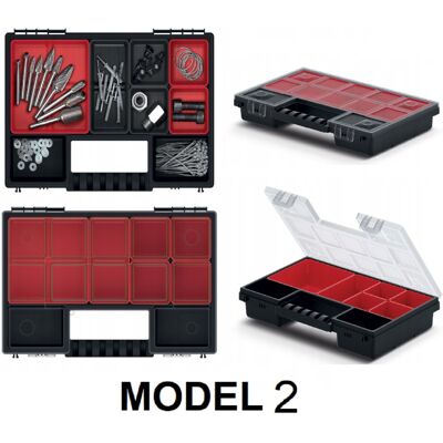 Prosperplast (Model 2) DIY Organiser STORAGE CASE Small Parts Carry Tool Box Screws Craft Mob Prosperplast (Model 2) DIY Organiser STORAGE CASE Small Parts Carry Tool Box Screws Craft Mob