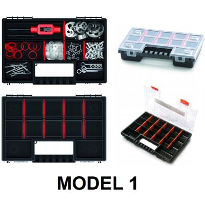 Prosperplast (Model 1) DIY Organiser STORAGE CASE Small Parts Carry Tool Box Screws Craft Mob Prosperplast (Model 1) DIY Organiser STORAGE CASE Small Parts Carry Tool Box Screws Craft Mob