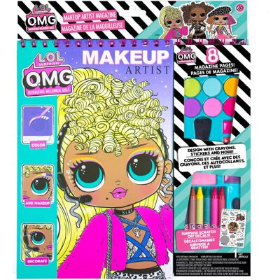 L.O.L. Surprise! Horizon Group USA LOL OMG Make-Up Artist Magazine DIY Craft Kit, Design with Cra L.O.L. Surprise! Horizon Group USA LOL OMG Make-Up Artist Magazine DIY Craft Kit, Design with Cra