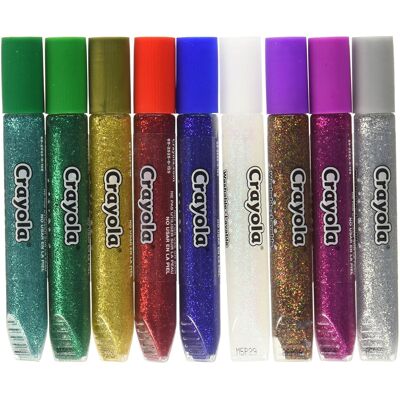 Crayola 5CT Super Sparkle Washable Glitter Glue Crayola 5CT Super Sparkle Washable Glitter Glue
