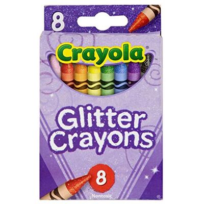 Crayola Glitter Crayons 8 Count Crayola Glitter Crayons 8 Count