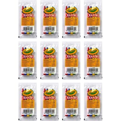 Crayola Full-Size Crayons, Assorted 4-Colors, RED, BLUE, GREEN AND YELLOW, Great Crayola Full-Size Crayons, Assorted 4-Colors, RED, BLUE, GREEN AND YELLOW, Great